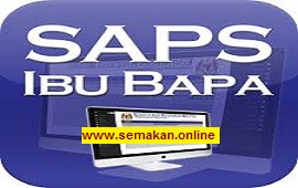 Cara Semakan Online Sistem Analisis Peperiksaan Sekolah (SAPS) Ibu Bapa