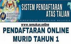 Permohonan dan Semakan Pendaftaran Murid Tahun 1 Sesi 2023/2024