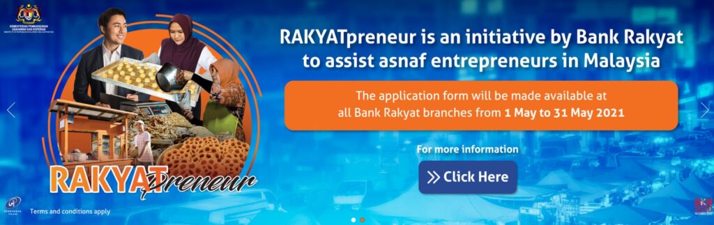 Permohonan dan Daftar Program RakyatPreneur 2.0