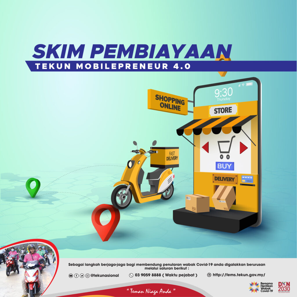 Cara Mohon Skim Pembiayaan TEKUN Mobilepreneur 4.0