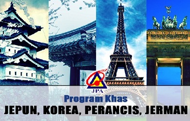 Permohonan Biasiswa JPA 2022 | JKPJ [Program Khas Jepun, Korea, Perancis dan Jerman]