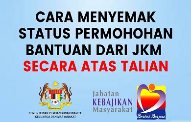 Permohonan dan Semakan Status Permohonan Bantuan JKM 2024