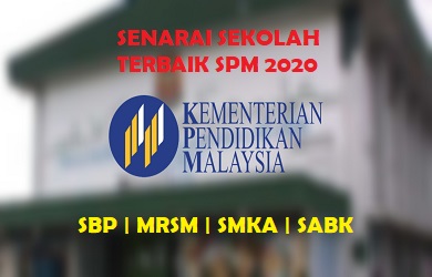 Senarai Sekolah Terbaik SPM 2022/2022/2024 Keseluruhan [SBP, MRSM, SMKA & SABK]