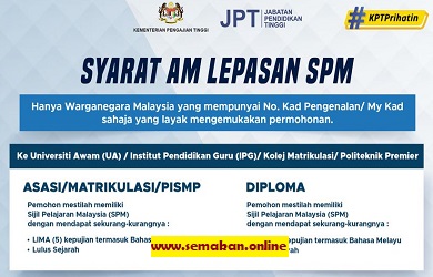 Syarat kemasukan utem