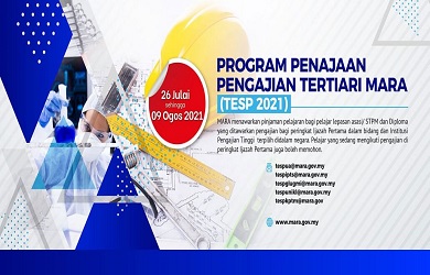 Cara Mohon dan Semakan Keputusan Program TESP Tajaan MARA