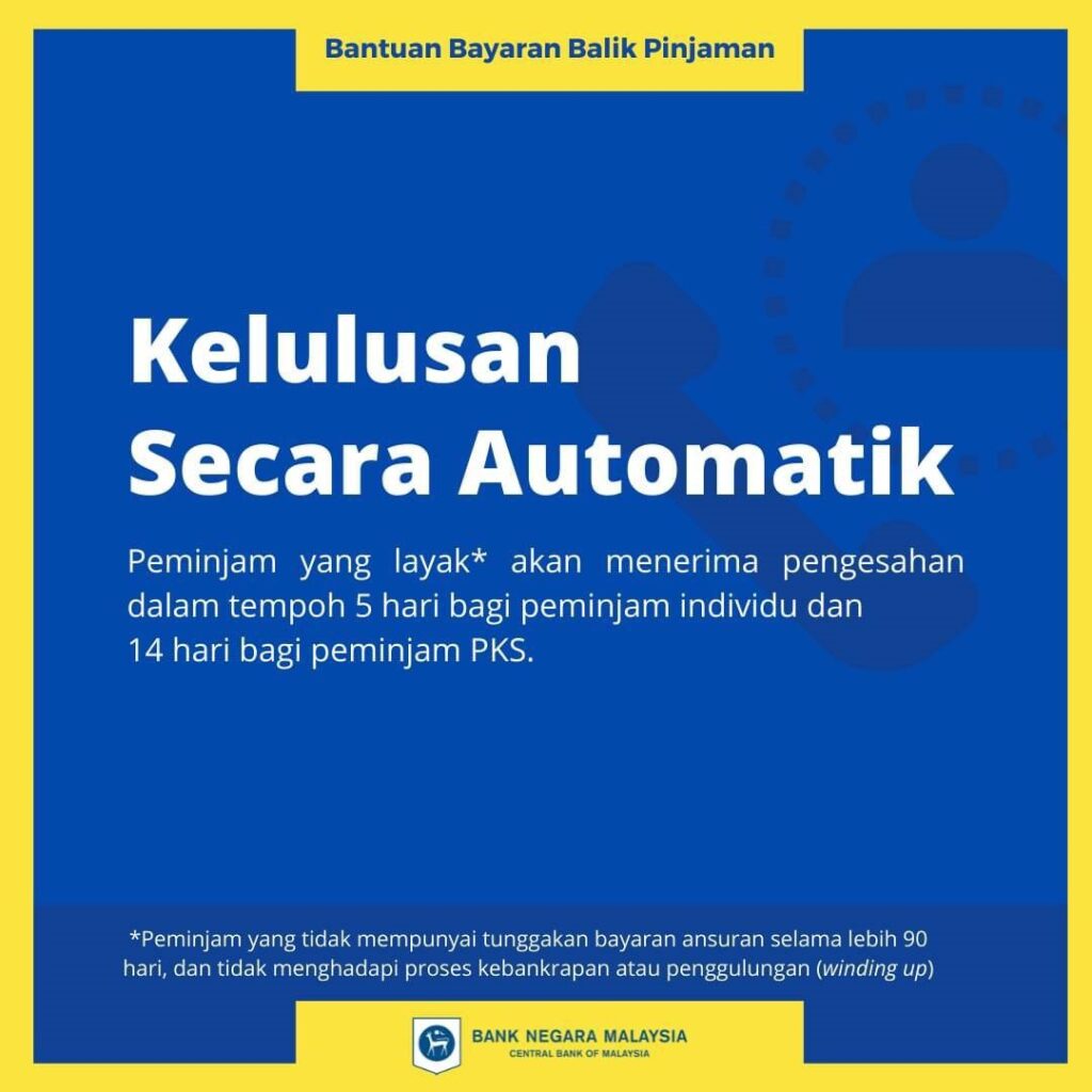 Moratorium bank rakyat online