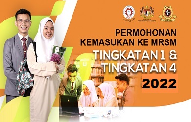 Permohonan Kemasukan MRSM Tingkatan 1 dan 4 Tahun