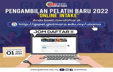 Permohonan GsPEL GIATMARA – Pengambilan Pelatih Baru 2022 Online