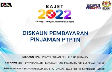 Permohonan dan Semakan Kelayakan Diskaun Pinjaman PTPTN