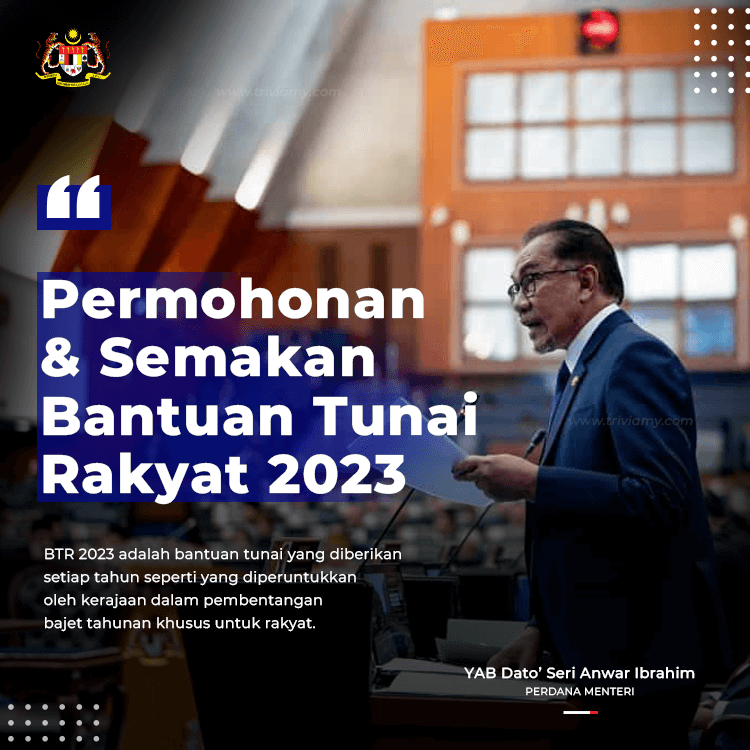 Permohonan dan Cara Daftar Bantuan Tunai Rakyat (BTR) 2023