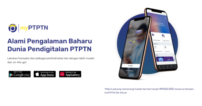 Cara Daftar myPTPTN | Aplikasi Mudah Alih Perkhidmatan PTPTN