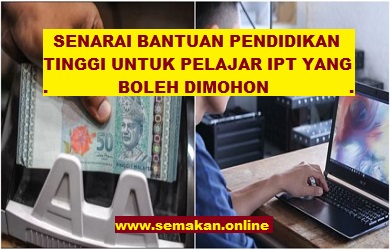 Cara Mohon 25 Bantuan Pendidikan Tinggi Untuk Pelajar IPT 2023 dari Pelbagai Agensi Kerajaan